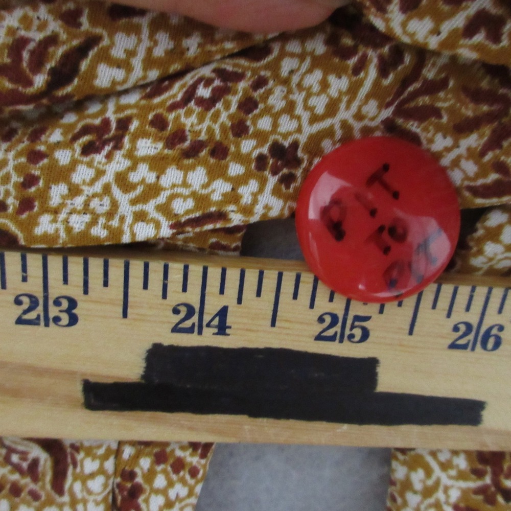 Wonderly Top Plus 1X Floral Top Balloon Sleeve Boho Prairie Cottage Autumn NWT - Picture 7 of 9
